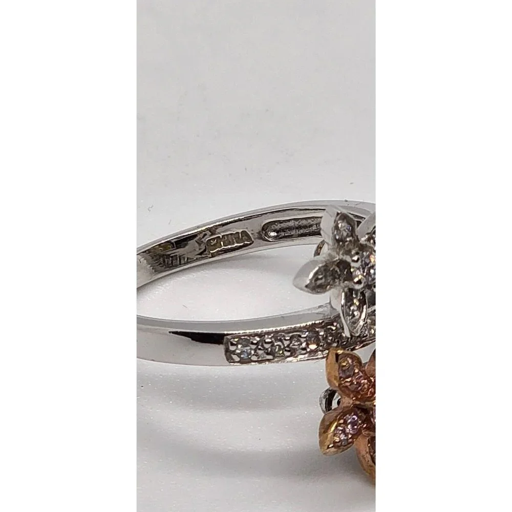 925 STERLING SILVER CZ RING SIZE 7